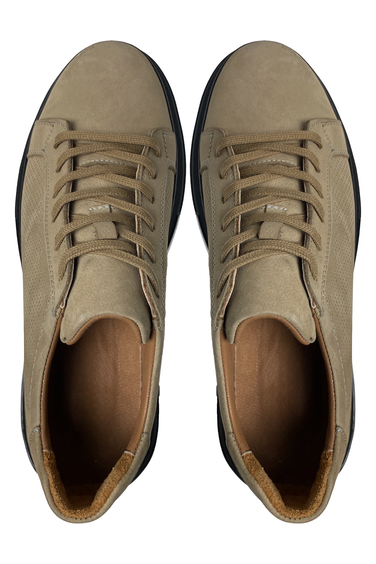 Bekir Çakı Echtes Leder Herren Sneaker & Sportschuh Sandfarben