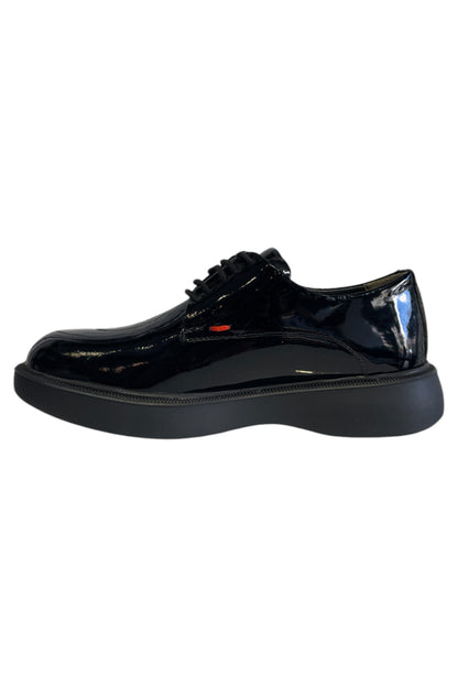 Bekir Çakı Echtes Leder Herren Klassischer Schnürschuh Schwarz