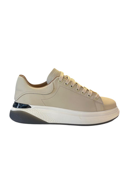 Bekir Çakı Hakiki Deri Erkek Bej Sneakers & Spor Ayakkabı