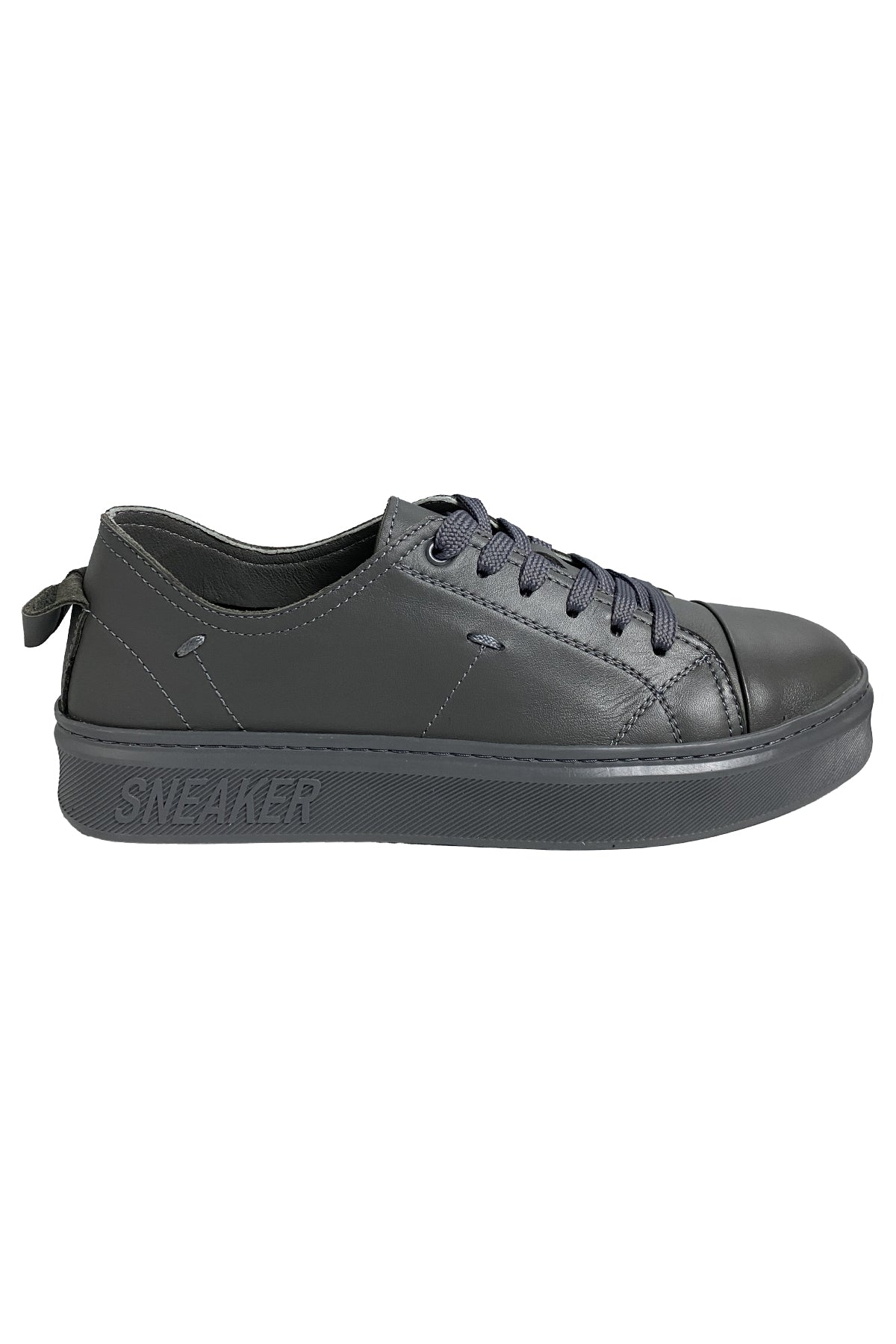Bekir Çakı Hakiki Deri Erkek Gri Sneakers & Spor Ayakkabı