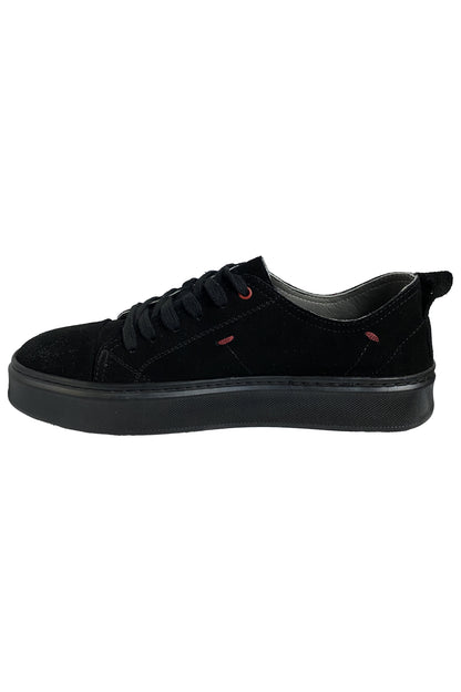 Bekir Çakı Hakiki Deri Erkek Siyah Sneakers & Spor Ayakkabı