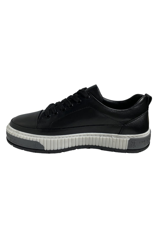 Bekir Çakı Hakiki Deri Erkek Siyah Sneakers & Spor Ayakkabı