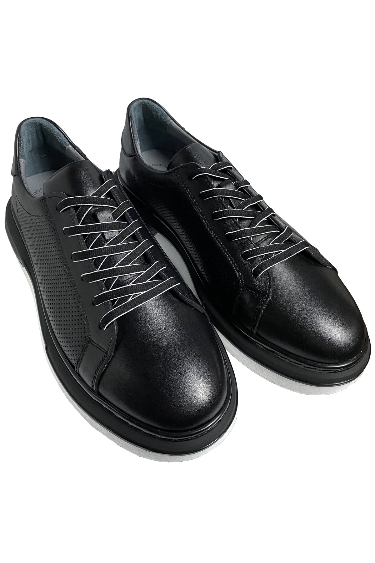 Bekir Çakı Hakiki Deri Erkek Siyah Sneakers & Spor Ayakkabı