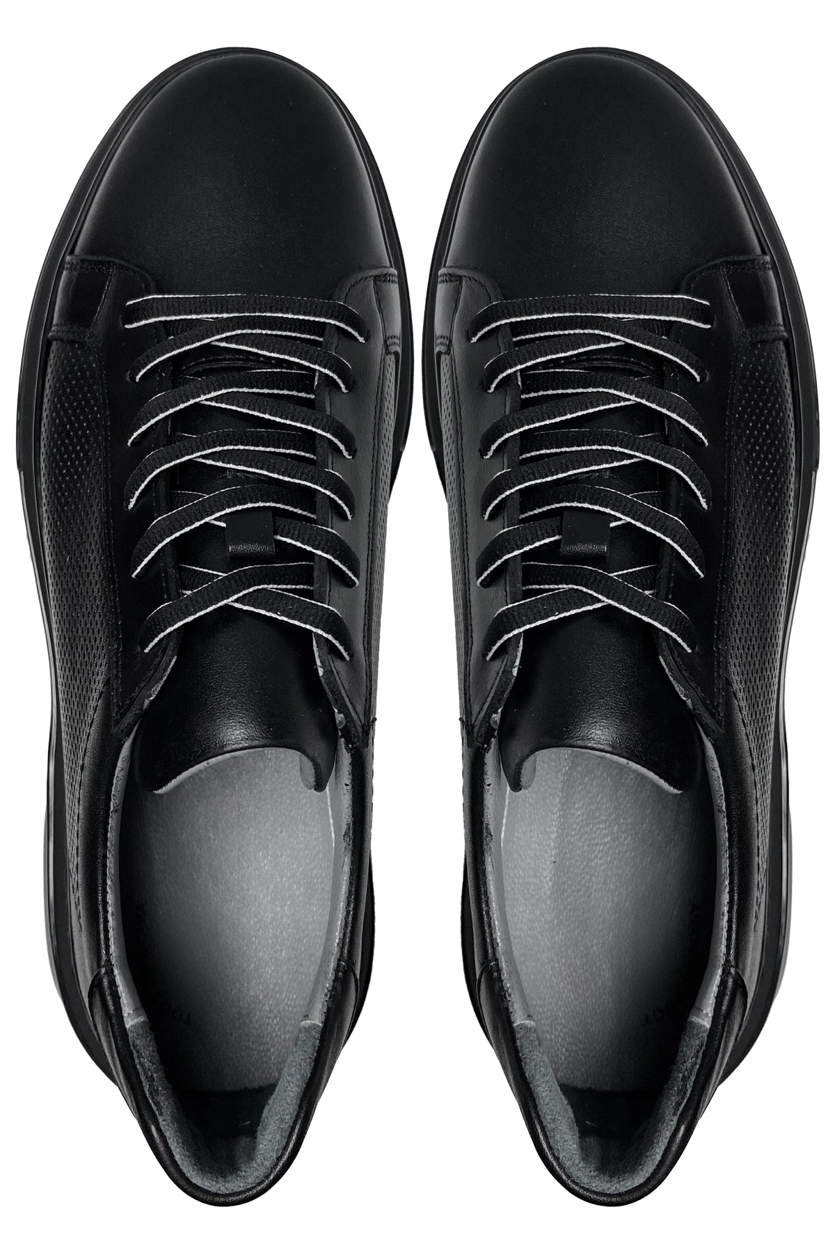 Bekir Çakı Hakiki Deri Erkek Siyah Sneakers & Spor Ayakkabı
