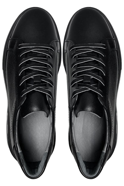 Bekir Çakı Hakiki Deri Erkek Siyah Sneakers & Spor Ayakkabı