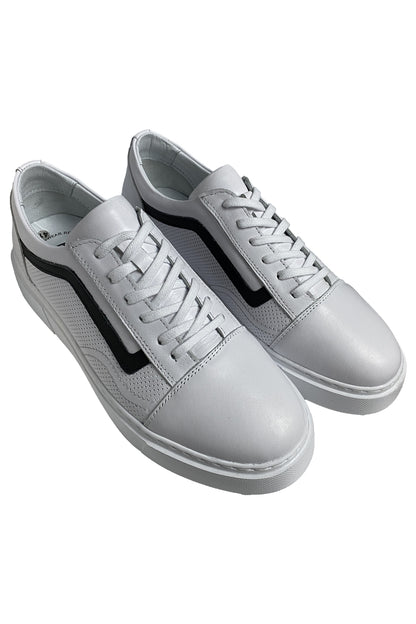 Bekir Çakı Hakiki Deri Erkek Beyaz Sneakers & Spor Ayakkabı