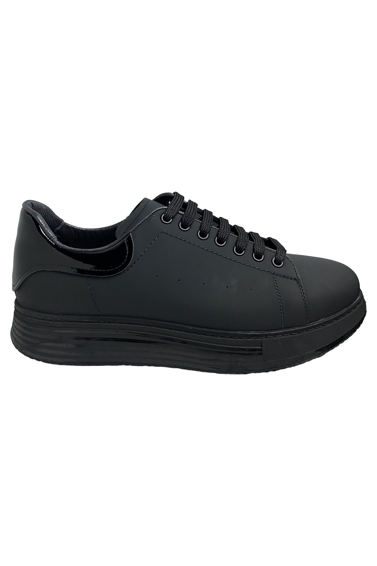 Bekir Çakı Hakiki Deri Erkek Siyah Sneakers & Spor Ayakkabı