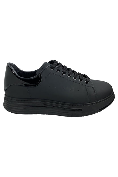 Bekir Çakı Hakiki Deri Erkek Siyah Sneakers & Spor Ayakkabı