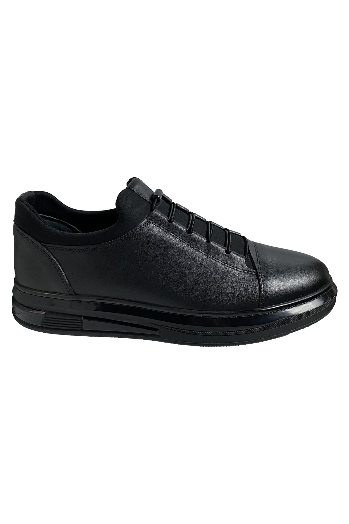 Bekir Çakı Echtes Leder Herren Schwarz Sneakers & Sportschuhe