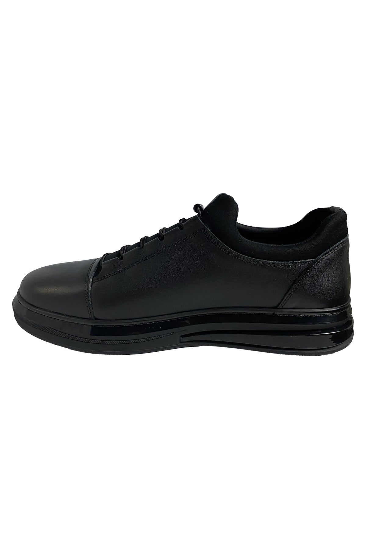 Bekir Çakı Echtes Leder Herren Schwarz Sneakers & Sportschuhe