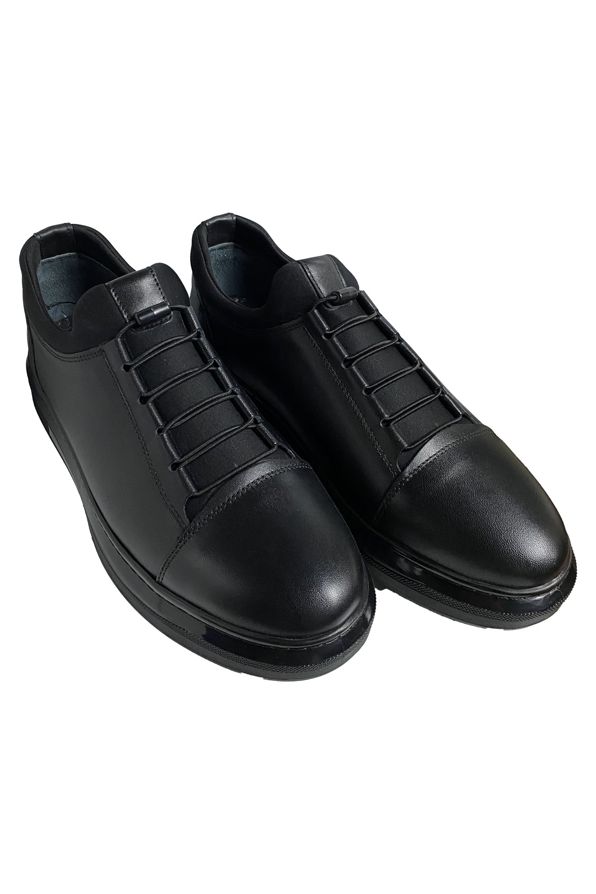 Bekir Çakı Echtes Leder Herren Schwarz Sneakers & Sportschuhe