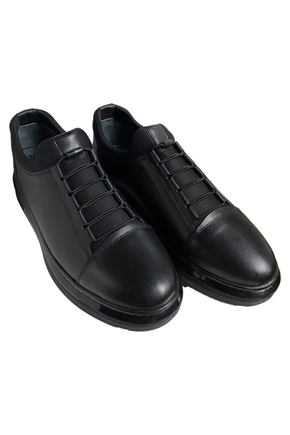 Bekir Çakı Echtes Leder Herren Schwarz Sneakers & Sportschuhe