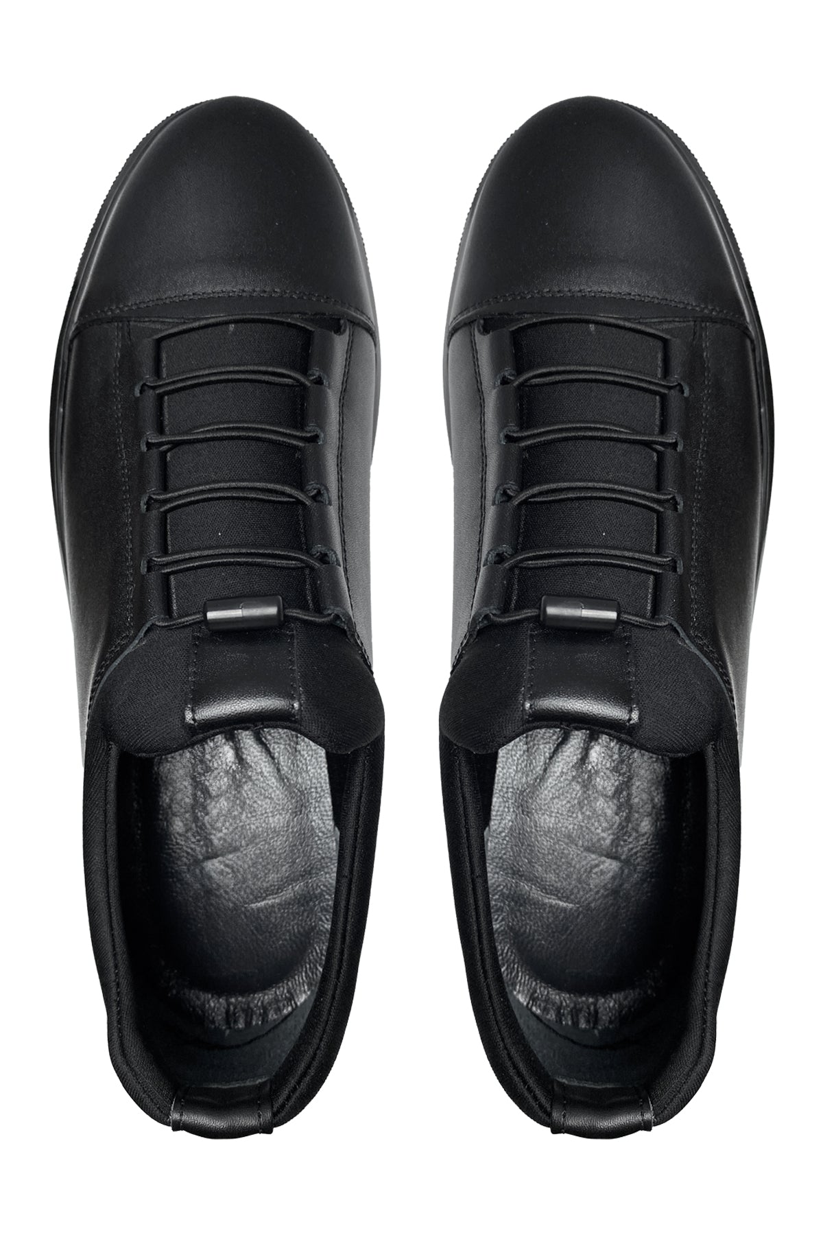 Bekir Çakı Echtes Leder Herren Schwarz Sneakers & Sportschuhe