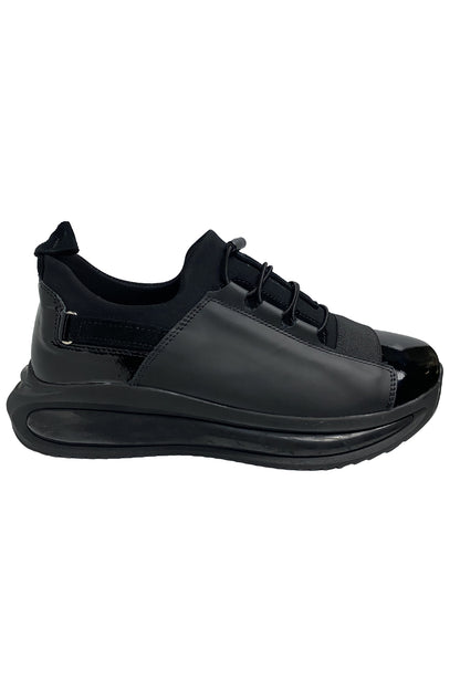 Bekir Çakı Hakiki Deri Erkek Siyah Sneakers & Spor Ayakkabı