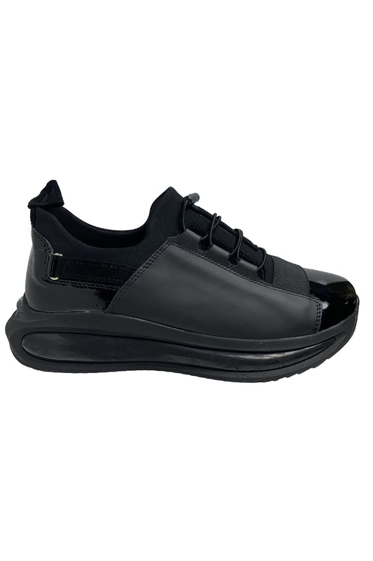 Bekir Çakı Hakiki Deri Erkek Siyah Sneakers & Spor Ayakkabı