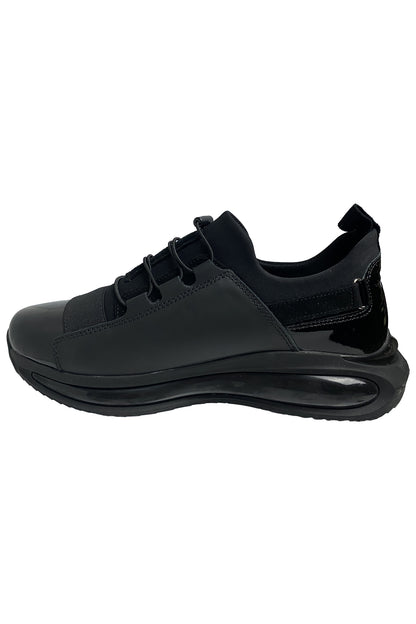 Bekir Çakı Hakiki Deri Erkek Siyah Sneakers & Spor Ayakkabı