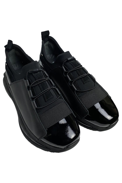 Bekir Çakı Hakiki Deri Erkek Siyah Sneakers & Spor Ayakkabı