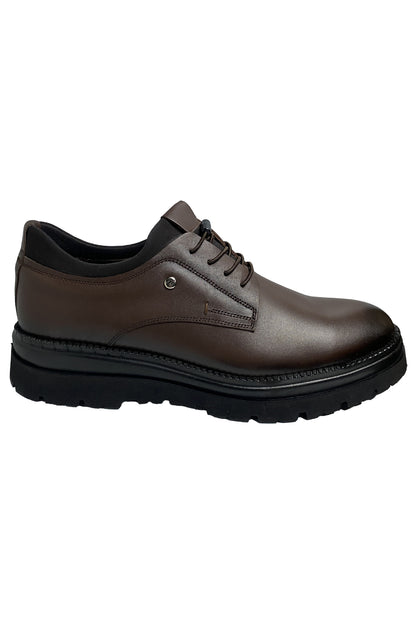 Bekir Çakı Echtes Leder Herren Braune Klassische Schuhe