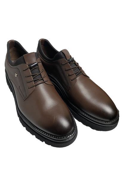 Bekir Çakı Echtes Leder Herren Braune Klassische Schuhe